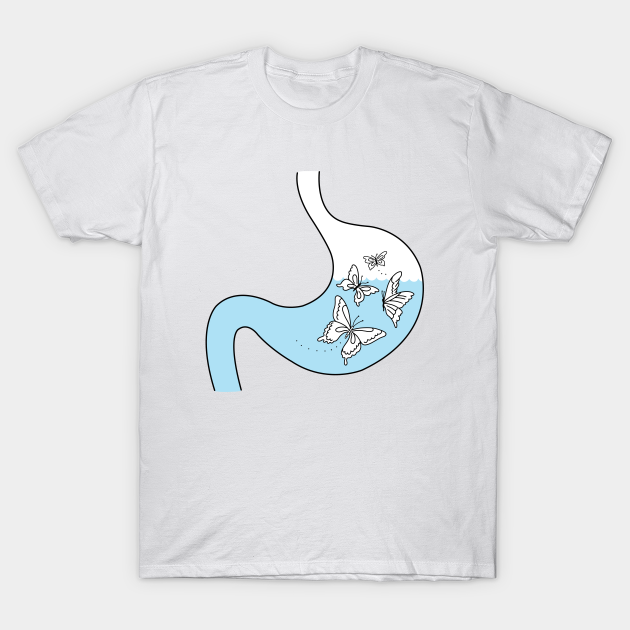 Butterflies in stomach Love TShirt TeePublic